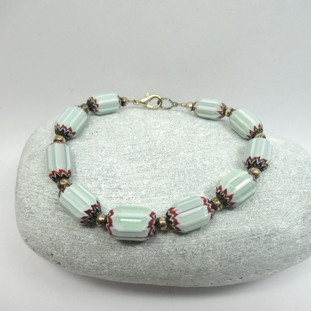 Vintage Glass Bead Bracelet